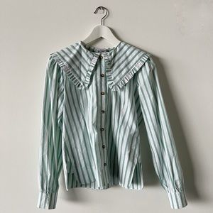 ❌SOLD❌ [Ganni] Striped Collared Shirt